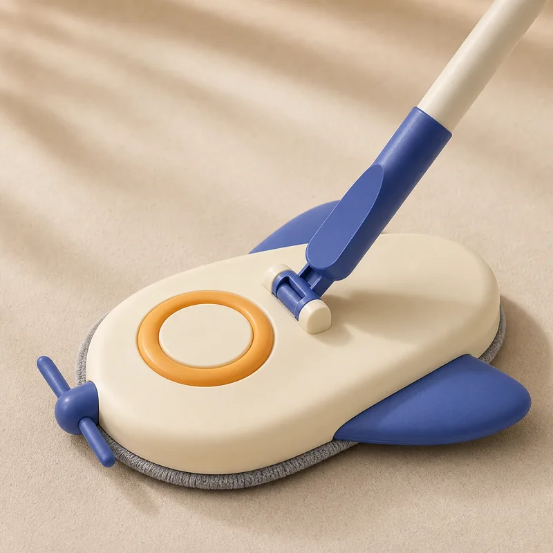 Kids airplane mop detail image