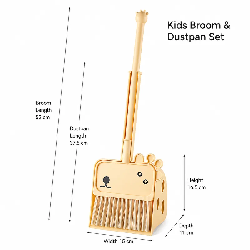 Kids giraffe mop size reference